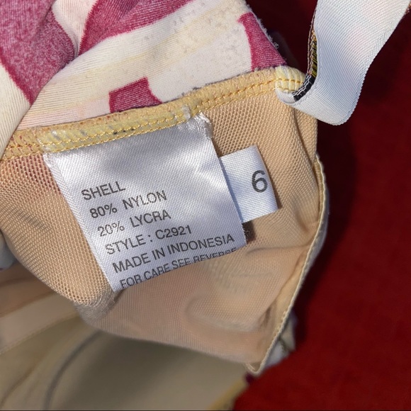 Vintage 80s 90s Geometric Metallic Swimsuit Small - Picture 8 of 8